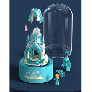 لگو دیزنی گوی موزیکال طرح قلعه برفی 301 قطعه snow castle _لگو